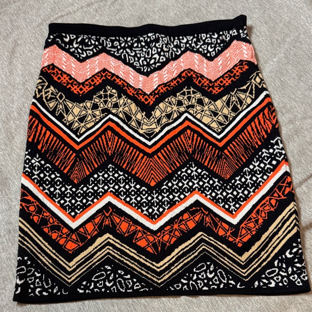 Jealous Tomato Vibrant Chevron Pencil Skirt